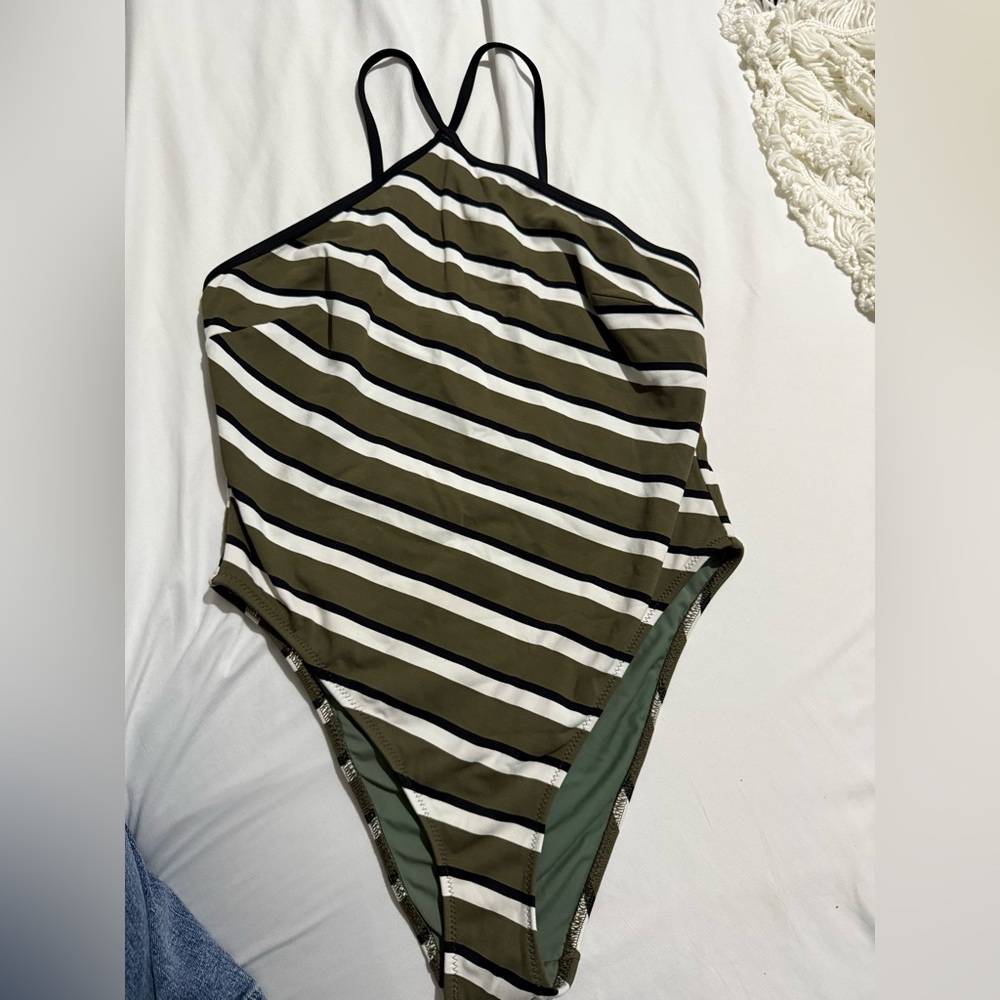 Solid & Striped Olive Swimsuit